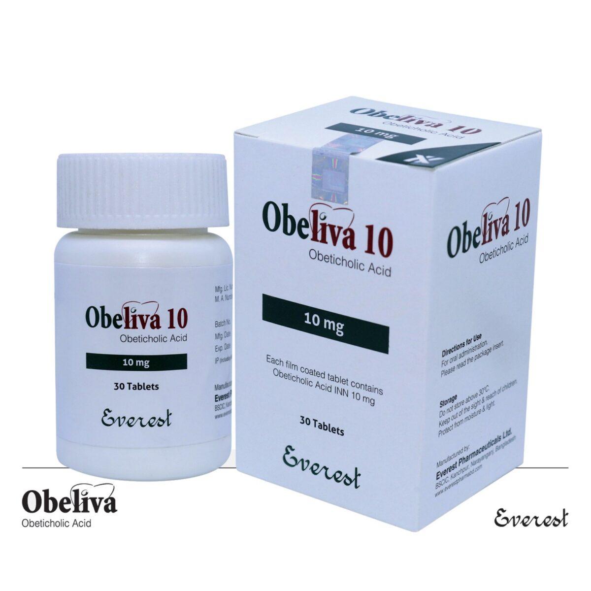 Obeliva 10 mg Tablets - Obeticholic Acid - Obeliva