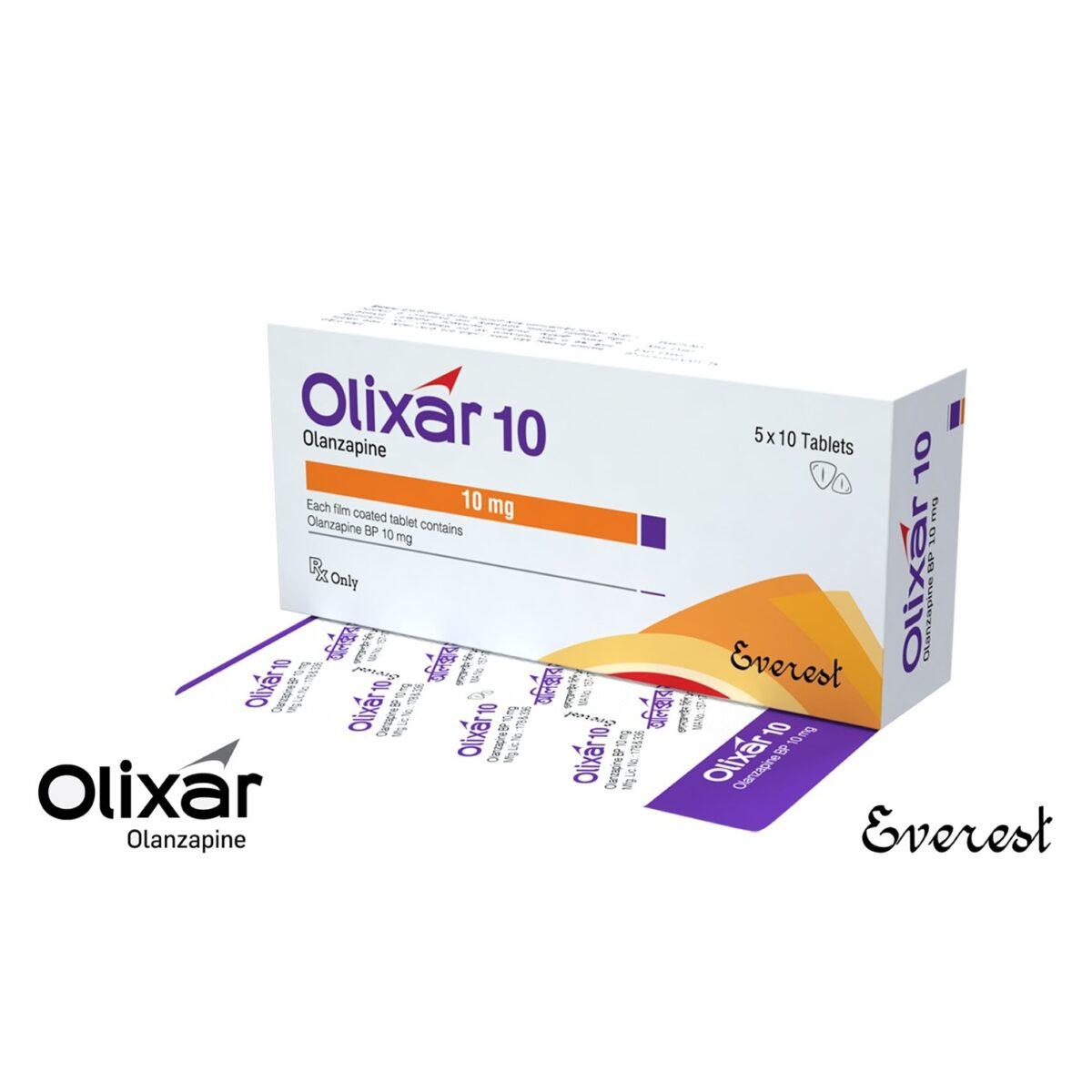 Olixar 10 mg Tablet - Olanzapine - Olixar