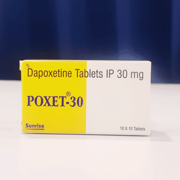 Poxet 30 mg Tablets - DAPOXETINE - Poxet