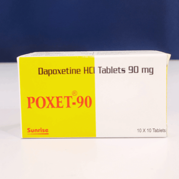 Poxet 90 mg Tablets - DAPOXETINE - Poxet