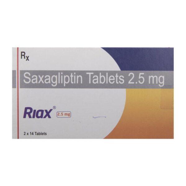Riax 2.5 mg Tablet - Saxagliptin - Riax