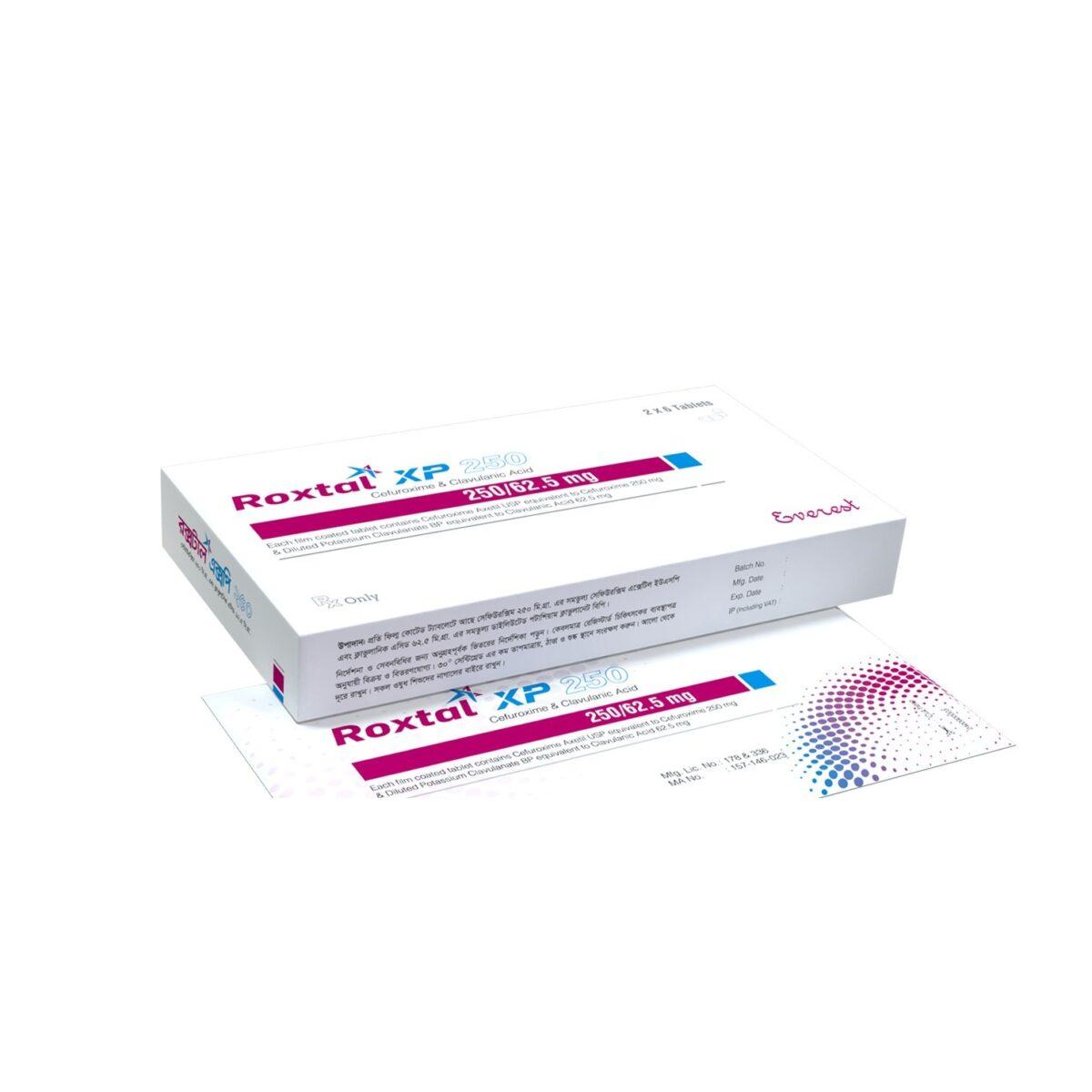 Roxtal Xp 250 mg Tablet - Cefuroxime, Clavulanic Acid - Roxtal Xp