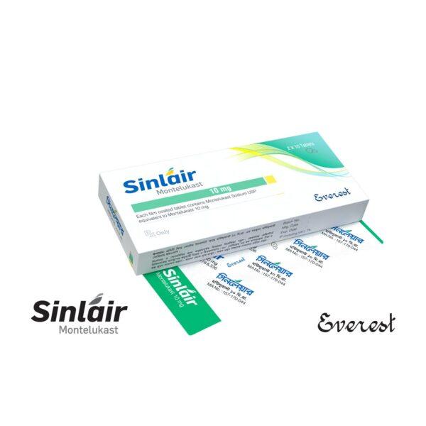 Sinlair 10 mg Tablets - Montelukast - Sinlair