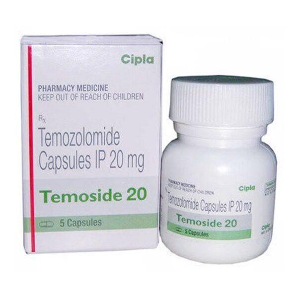 Temoside 20 mg Tablets - Temozolomide - Temoside