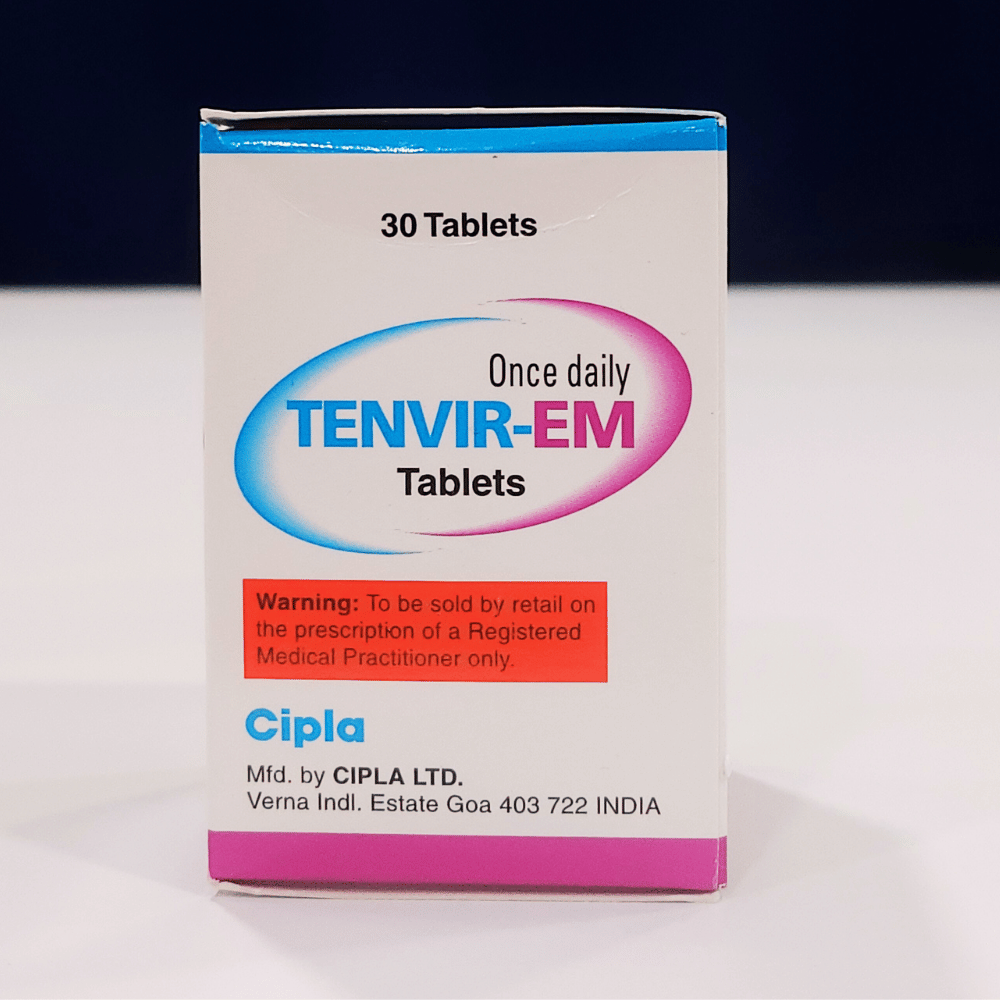 Tenvir EM Tablets - Tenofovir Disoproxil Fumarate - Tenvir-em