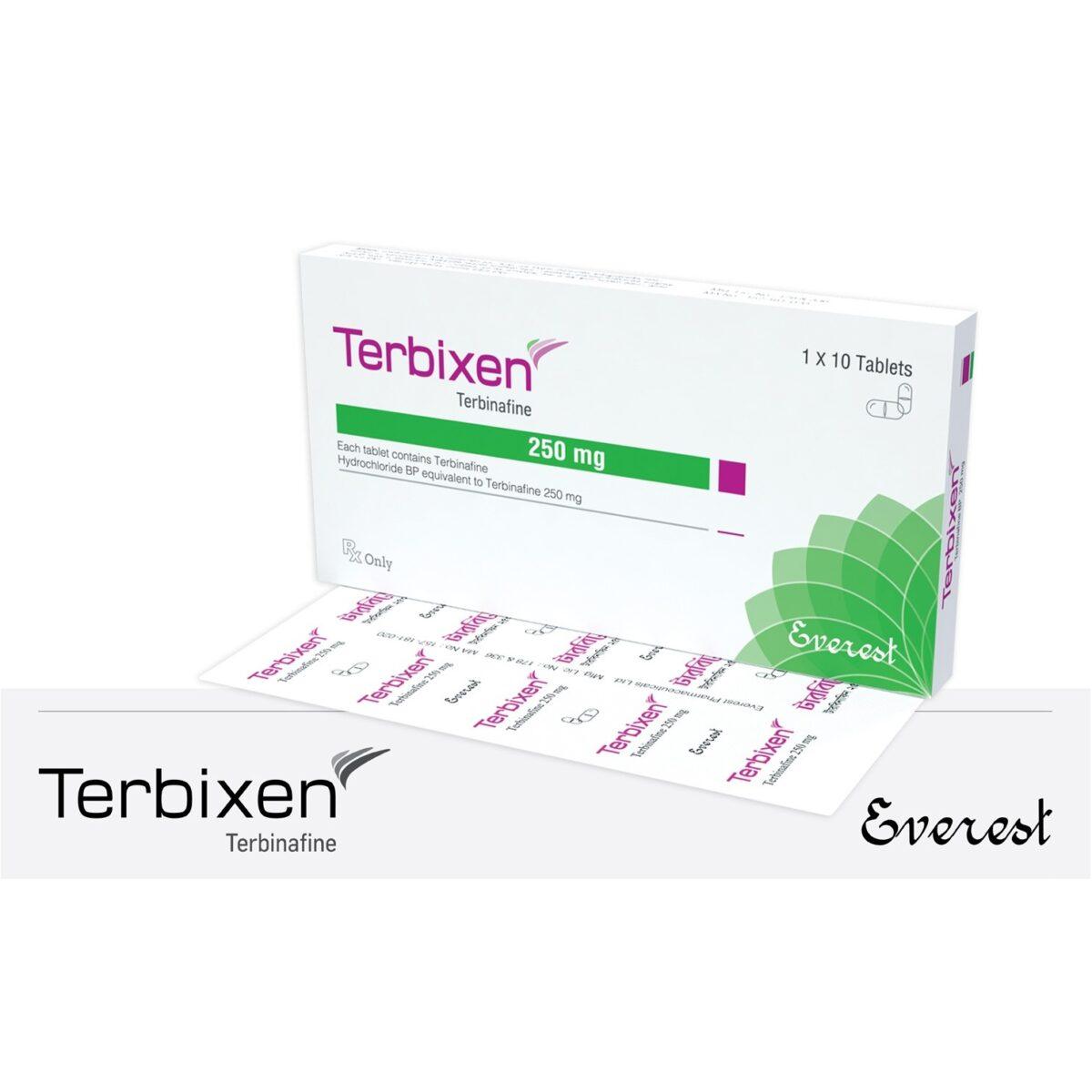 Terbixen 250 mg Tablets - Terbinafine - Terbixen