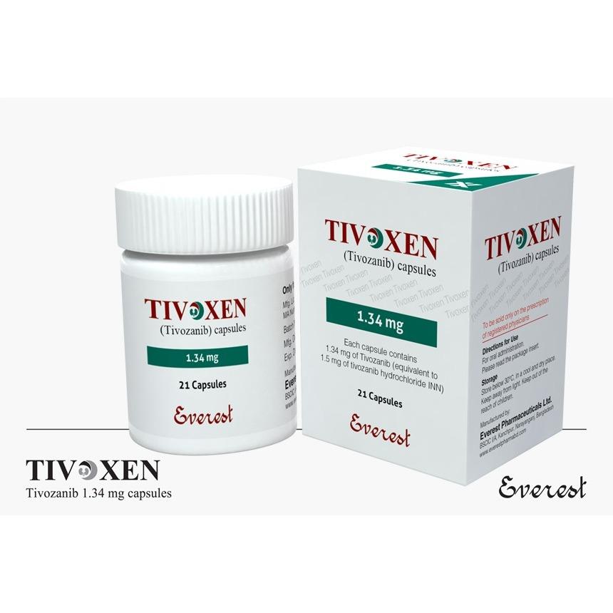 Tivoxen 1.34 mg Tablets — Tivozanib 1.34 mg