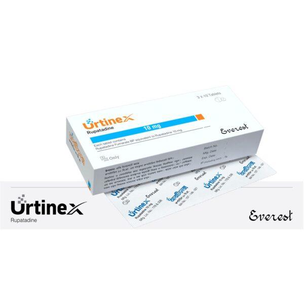Urtinex 10 mg Tablets - Rupatadine - Urtinex