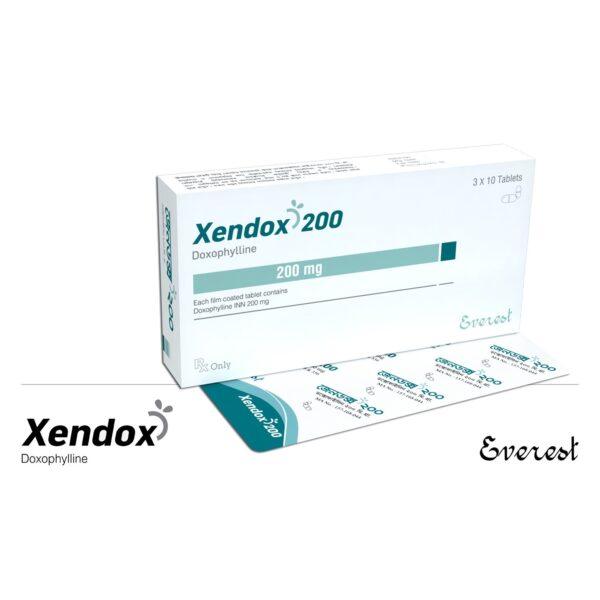 Xendox 200 mg Tablets - Doxophylline - Xendox