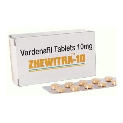 Zhewitra 10 mg Tablets - Vardenafil - Zhewitra
