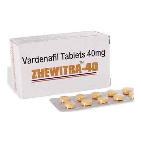 Zhewitra 40 mg Tablets - Vardenafil - Zhewitra