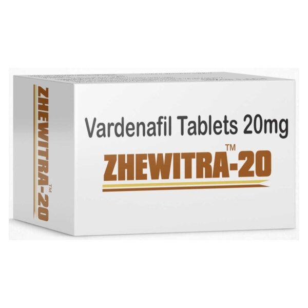 Zhewitra 20 mg Tablets - Vardenafil - Zhewitra