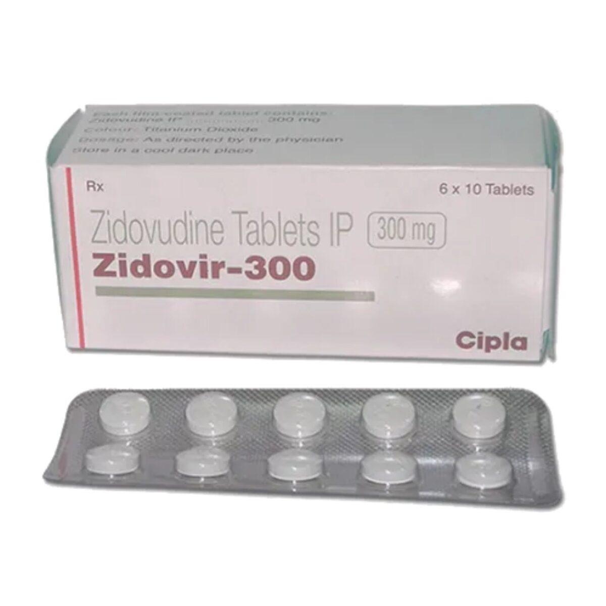 Zidovir 300 mg Tablets - Zidovudine - Zidovir