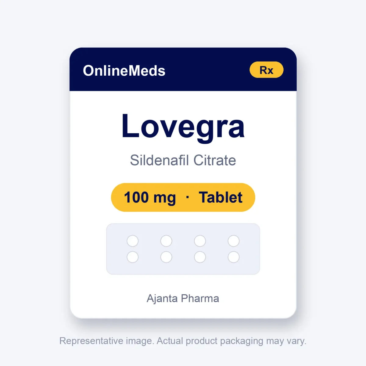 Lovegra 100 mg Tablets